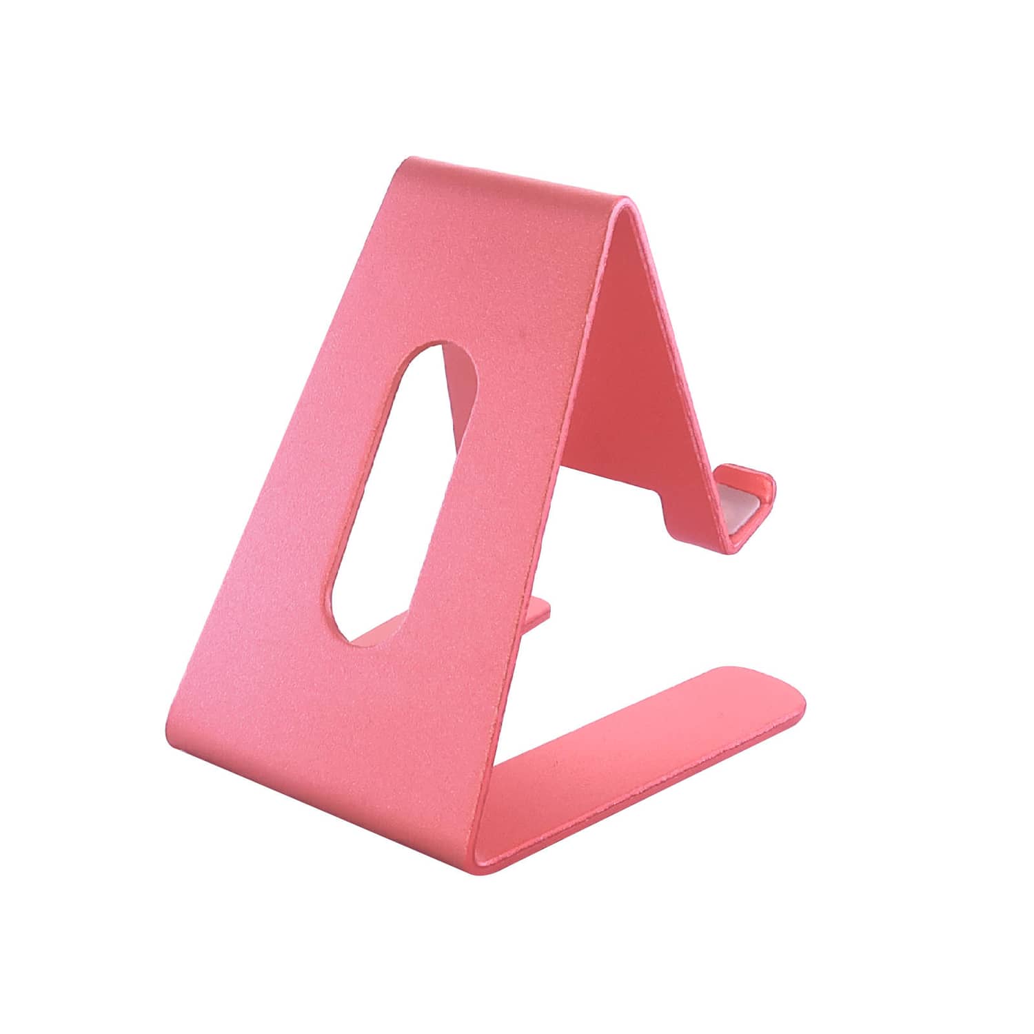 Mobile phone stand / tablet stand made of aluminum - red