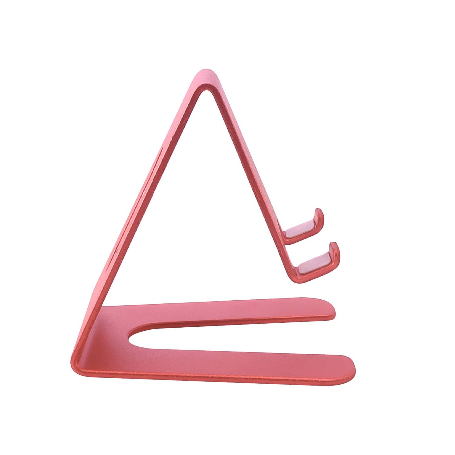 Mobile phone stand / tablet stand made of aluminum - red