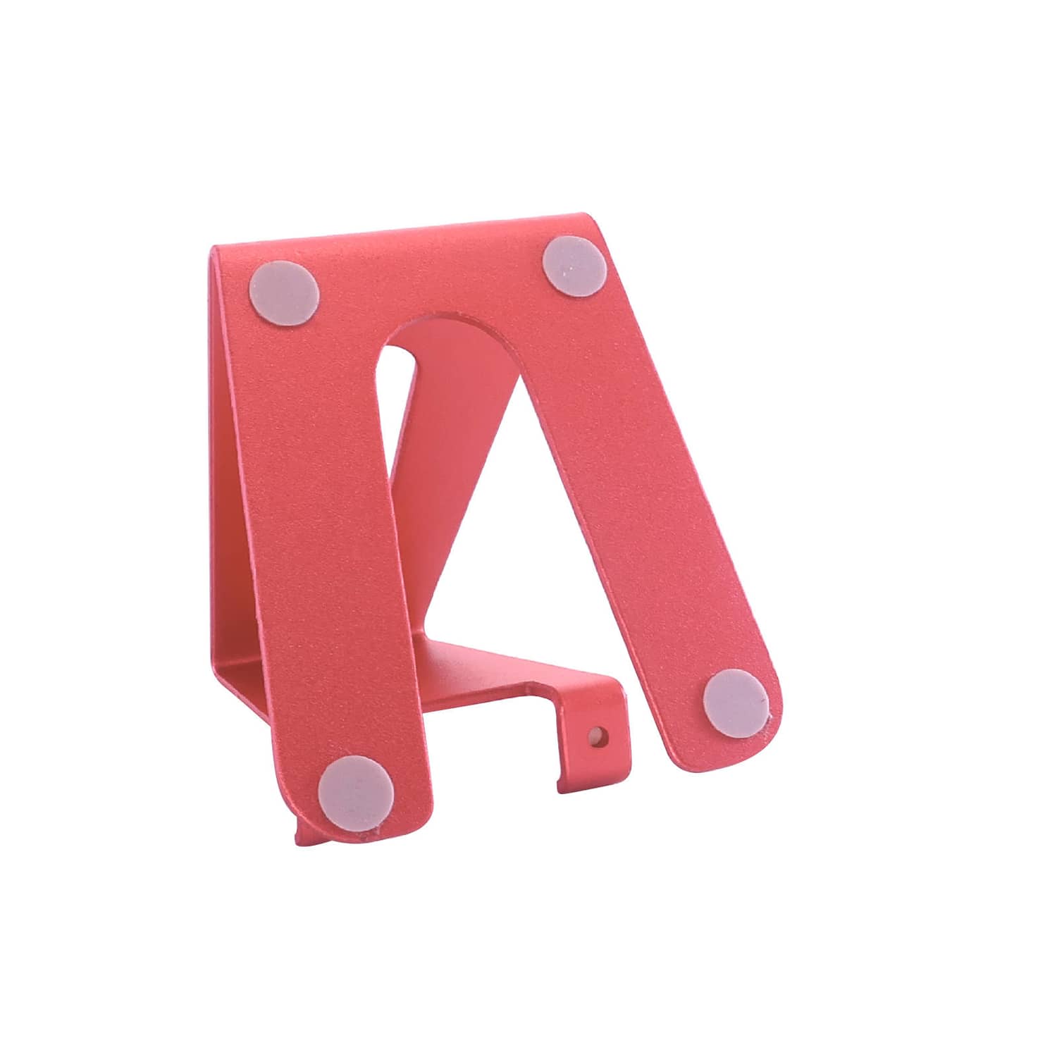 Mobile phone stand / tablet stand made of aluminum - red