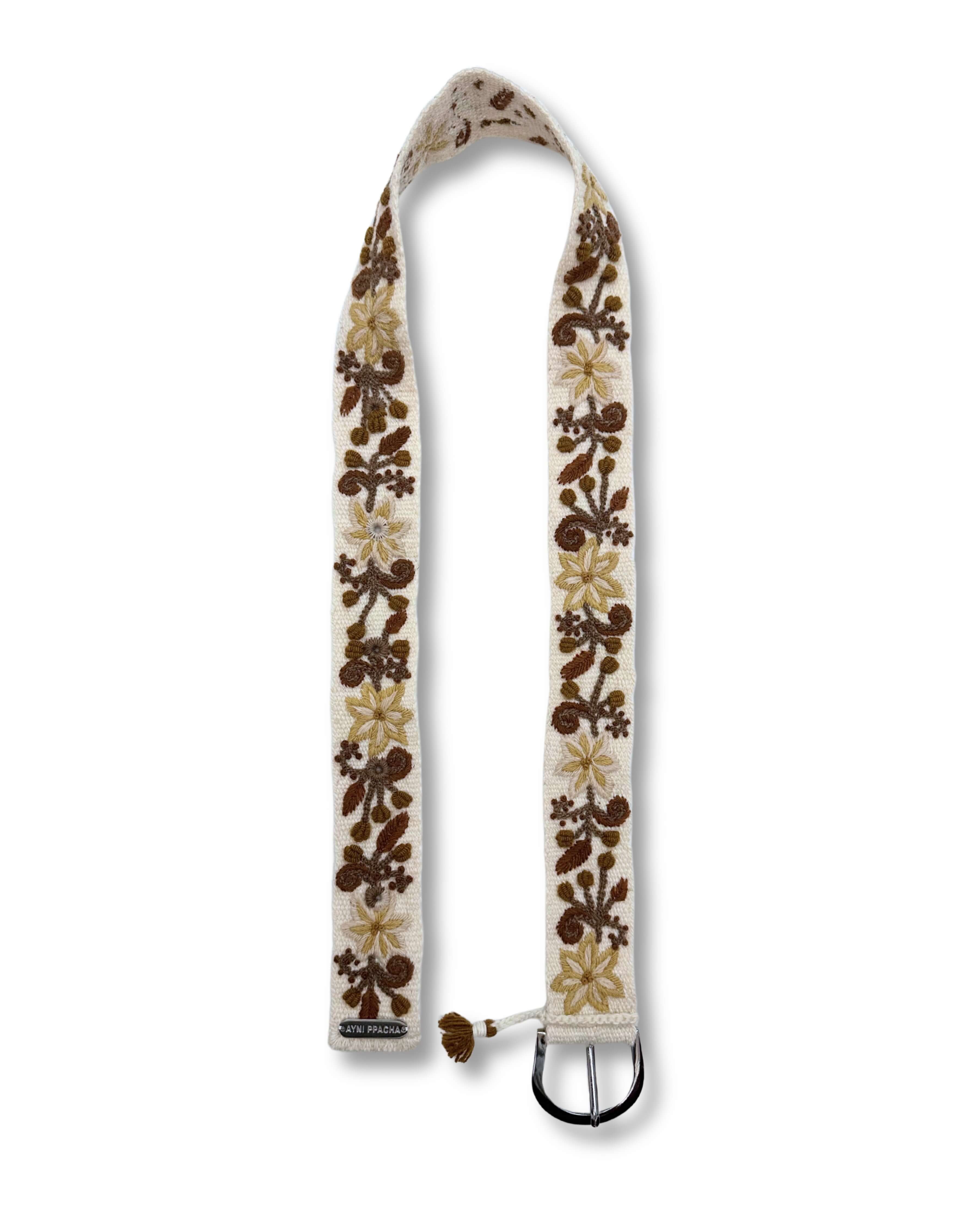 Embroidered Belt - Pilea