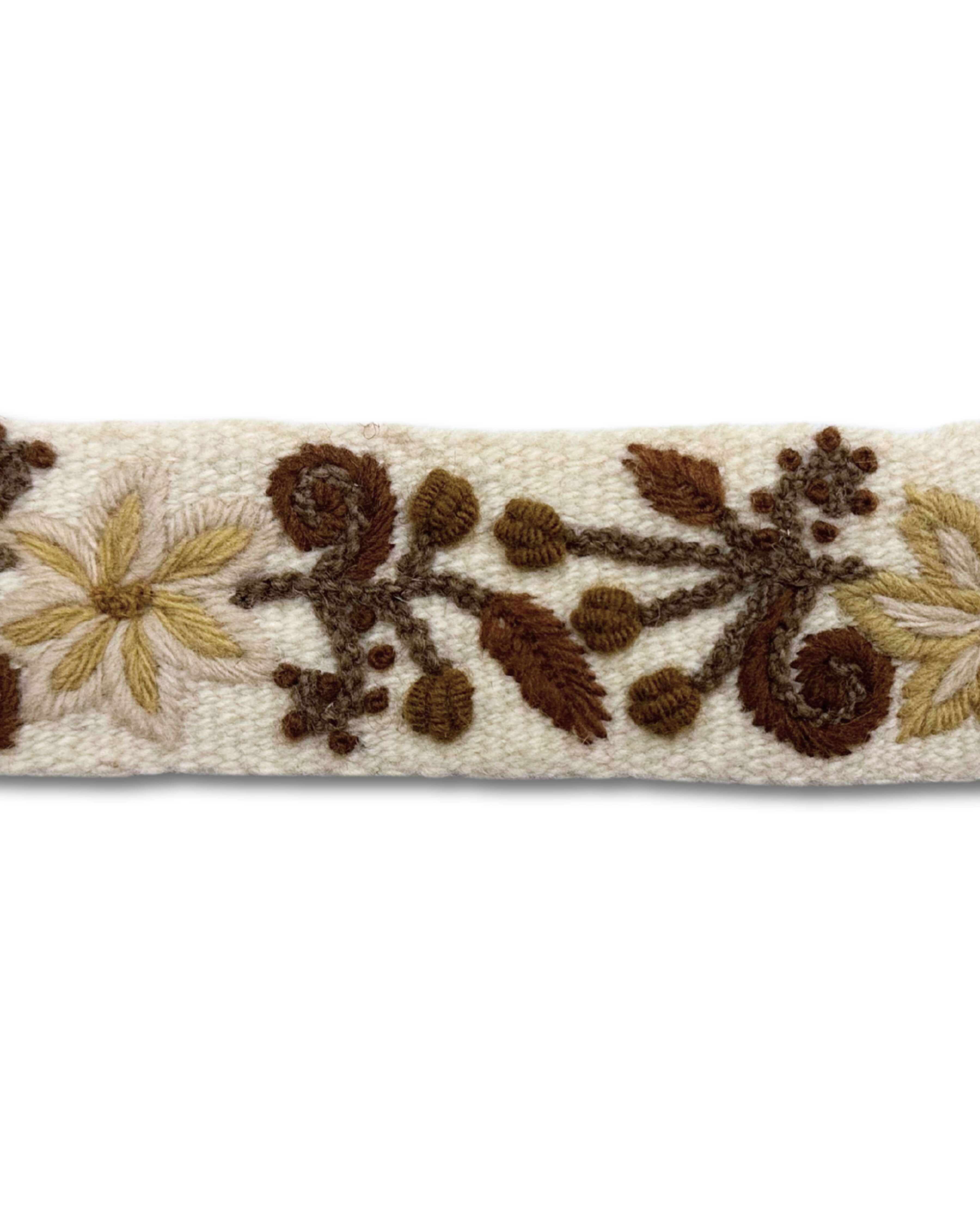 Embroidered Belt - Pilea
