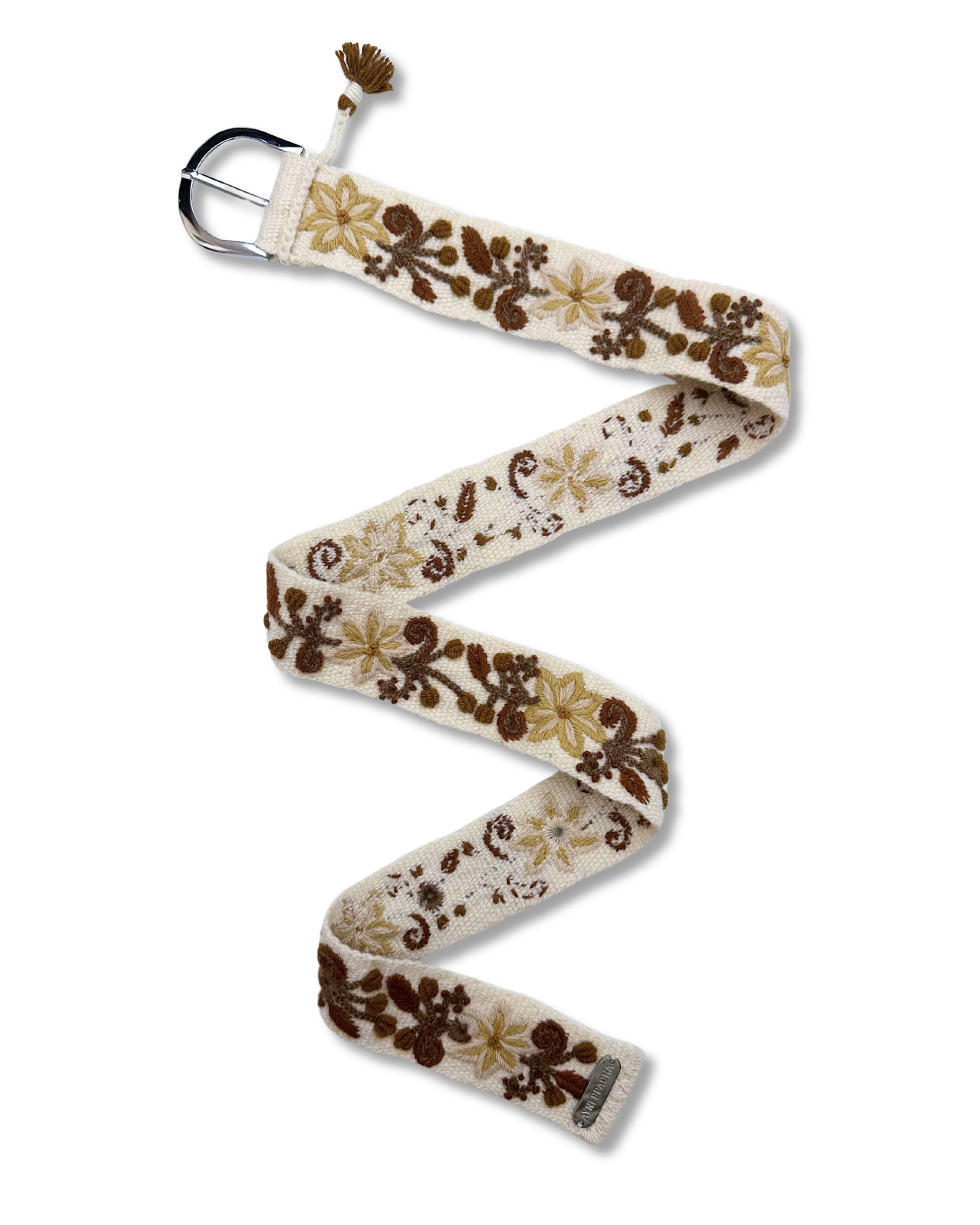 Embroidered Belt - Pilea