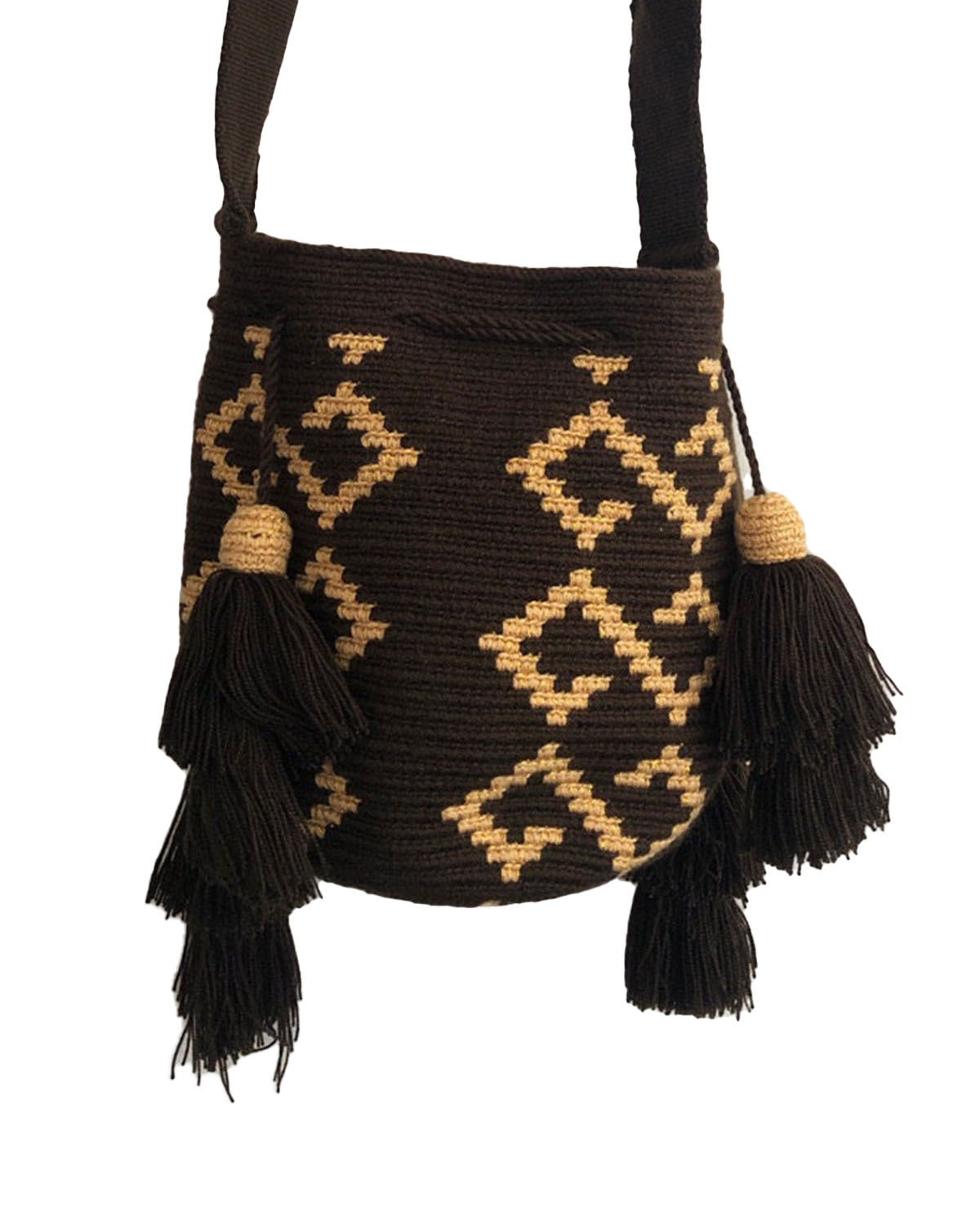 Wayuu Bag White / Silver - Medium