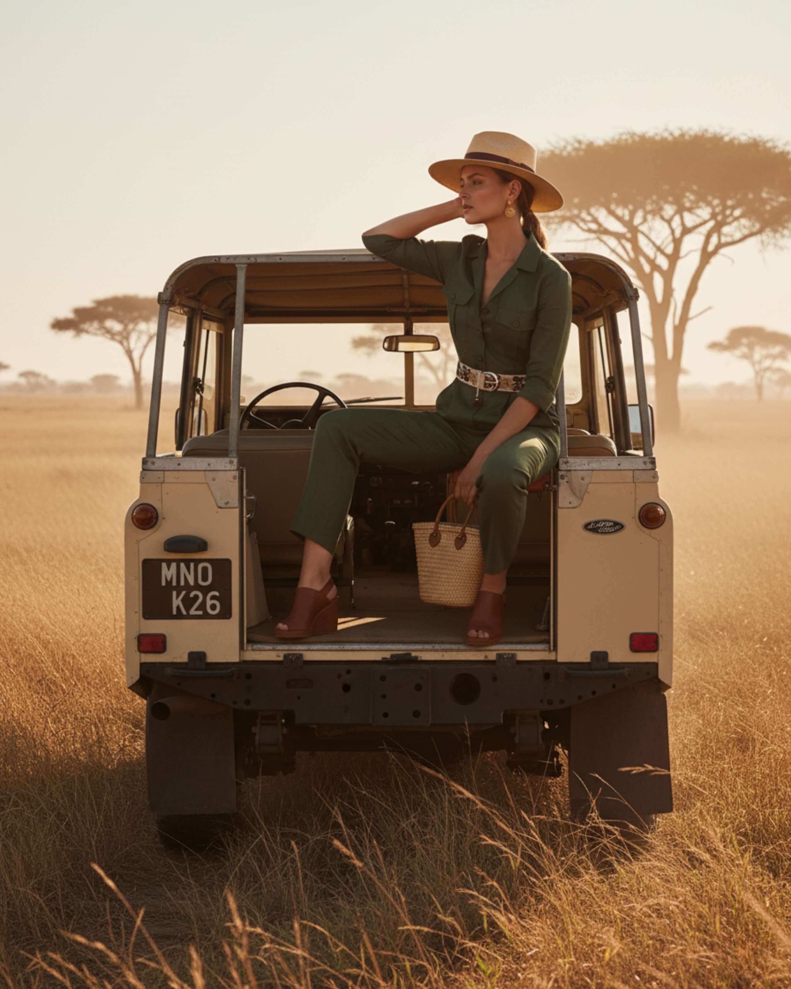 Embroidered Belt - Pilea