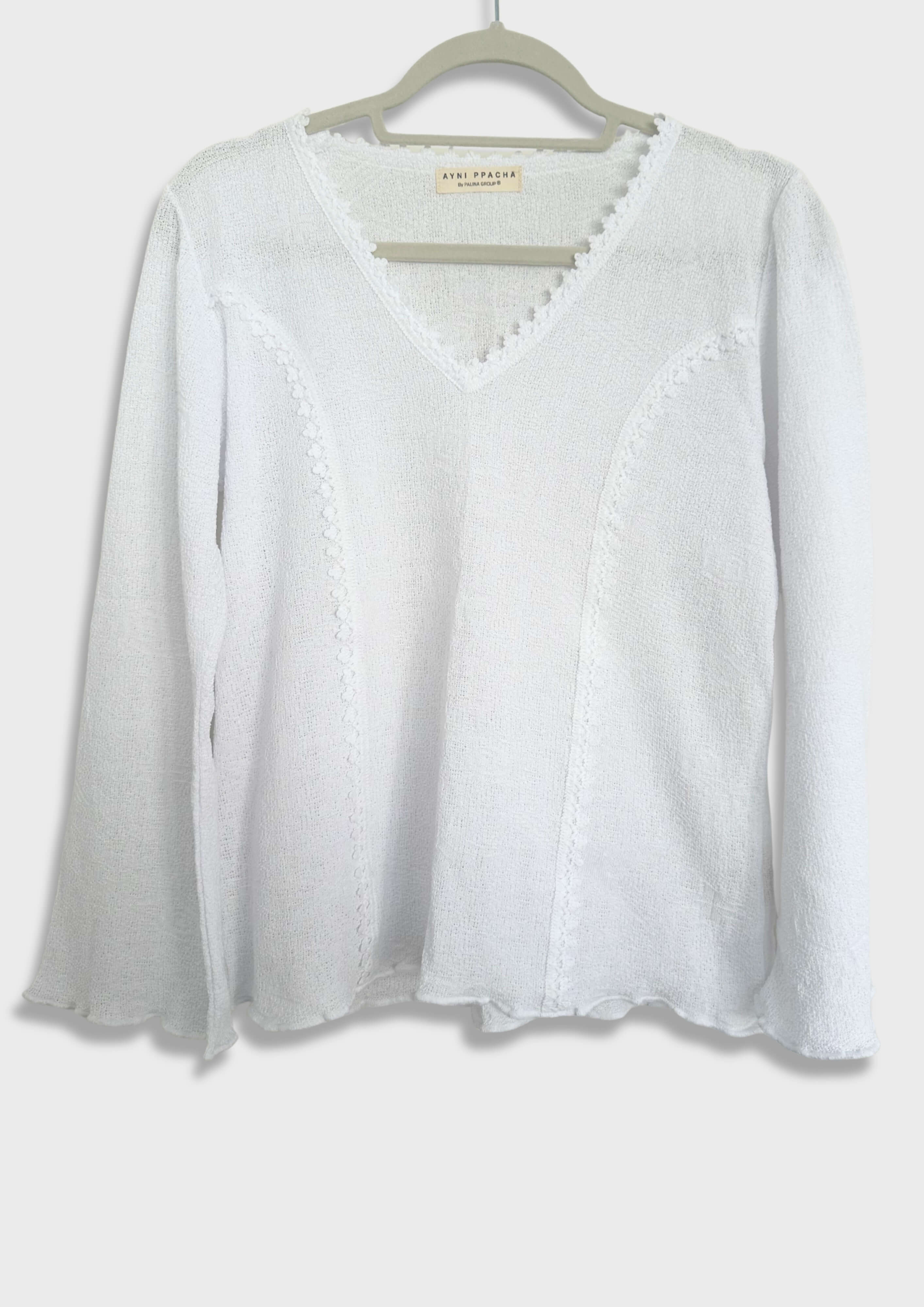 Bluse aus Baumwolle - Airosa - Weiß