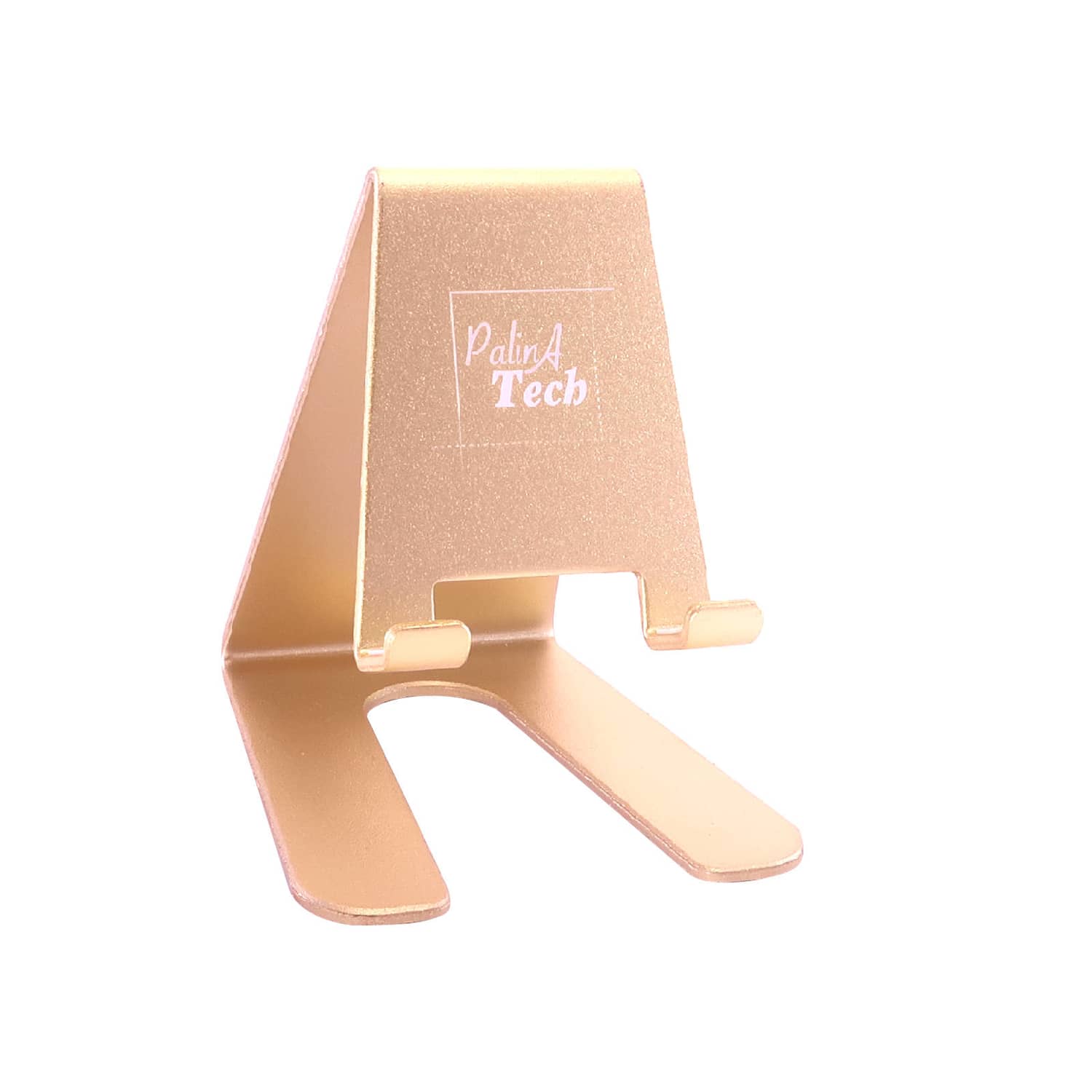 Soporte para móvil/tableta de aluminio - oro platino
