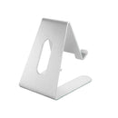 Soporte para teléfono móvil/tableta de aluminio - plata titanio