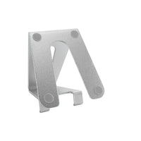 Soporte para teléfono móvil/tableta de aluminio - plata titanio