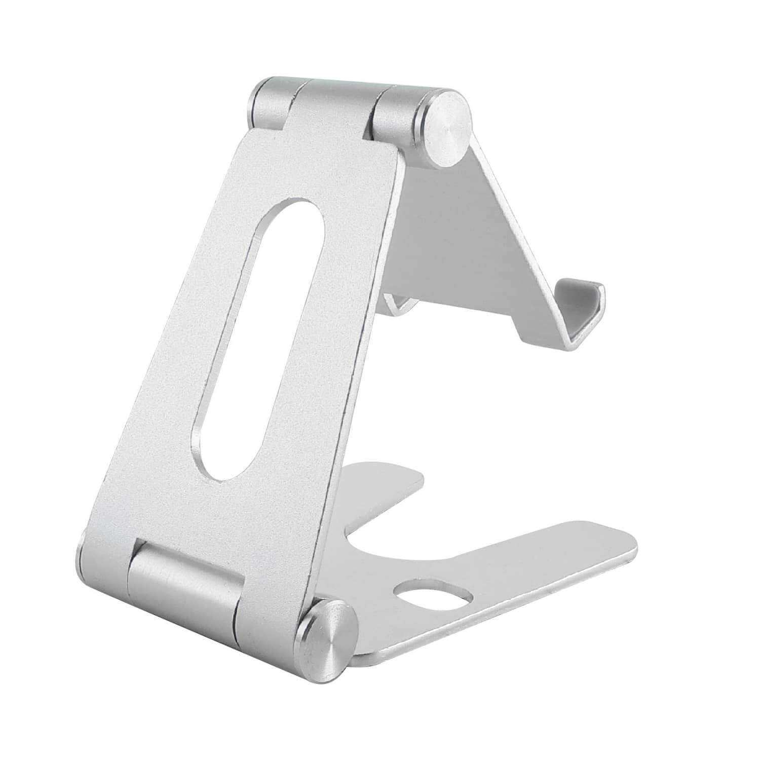Soporte para móvil/tablet de aluminio - Premium - Plata titanio