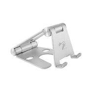 Soporte para móvil/tablet de aluminio - Premium - Plata titanio