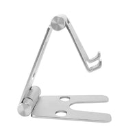 Soporte para móvil/tablet de aluminio - Premium - Plata titanio