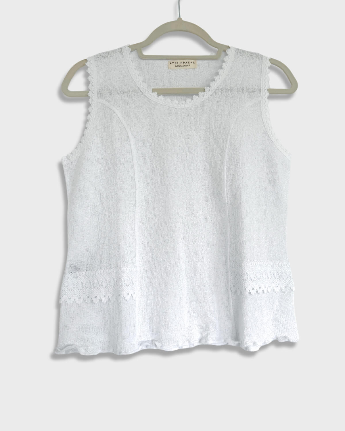 Top de algodón blanco - Pitahaya - Blanco