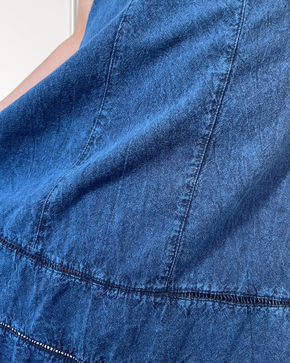 Vestido corto de verano - Ciprés - Azul oscuro