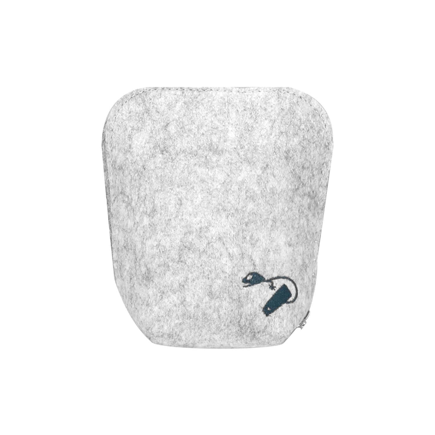 Bolsa de fieltro multifuncional para negocios, color gris