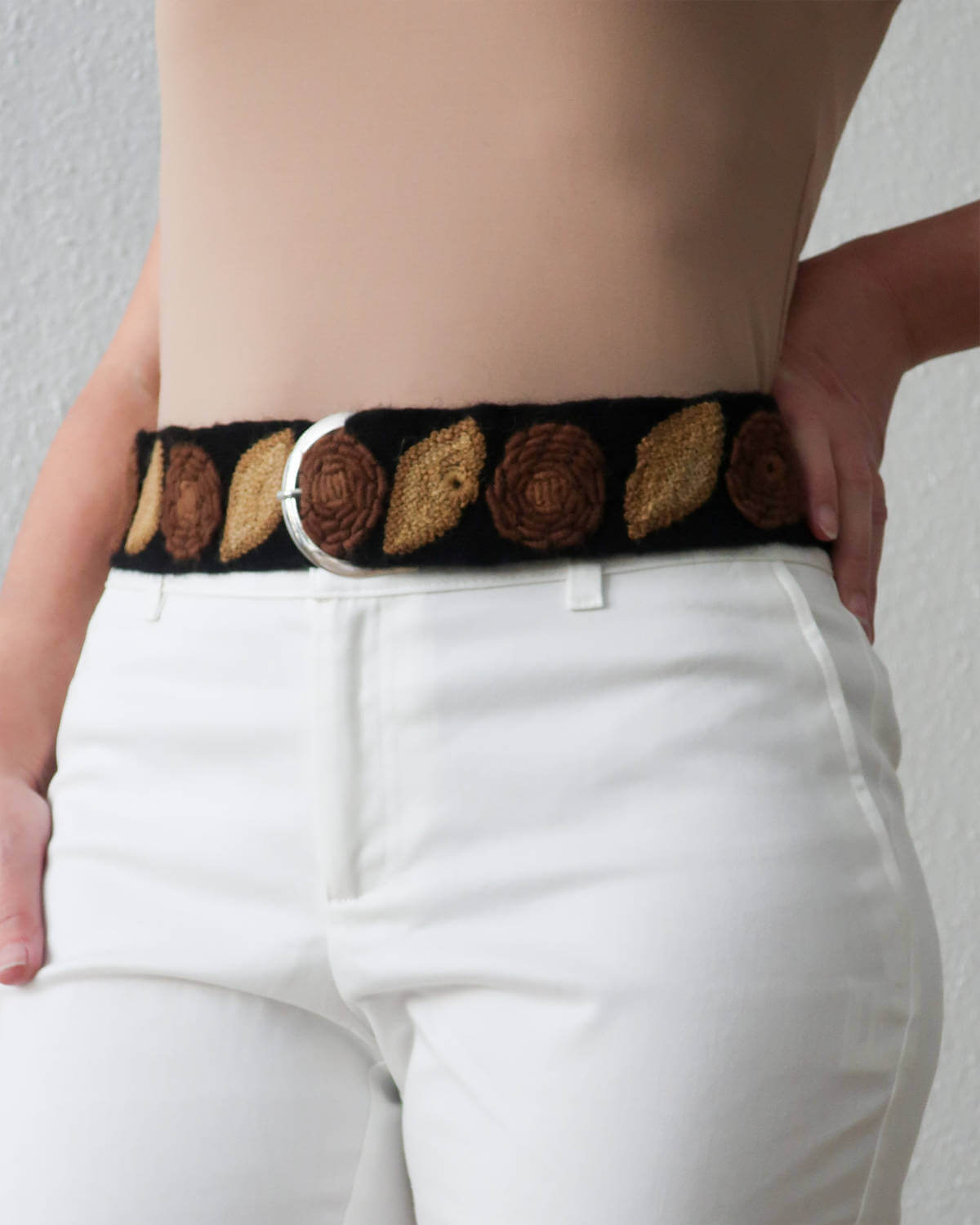 Bestickter Gürtel - Aquilla