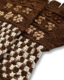 Baby Alpakahandstulpen - Trenzas - Braun