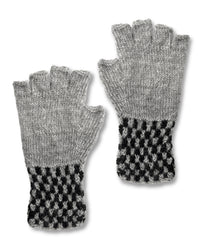 Baby Alpakahandstulpen - Trenzas - Grau