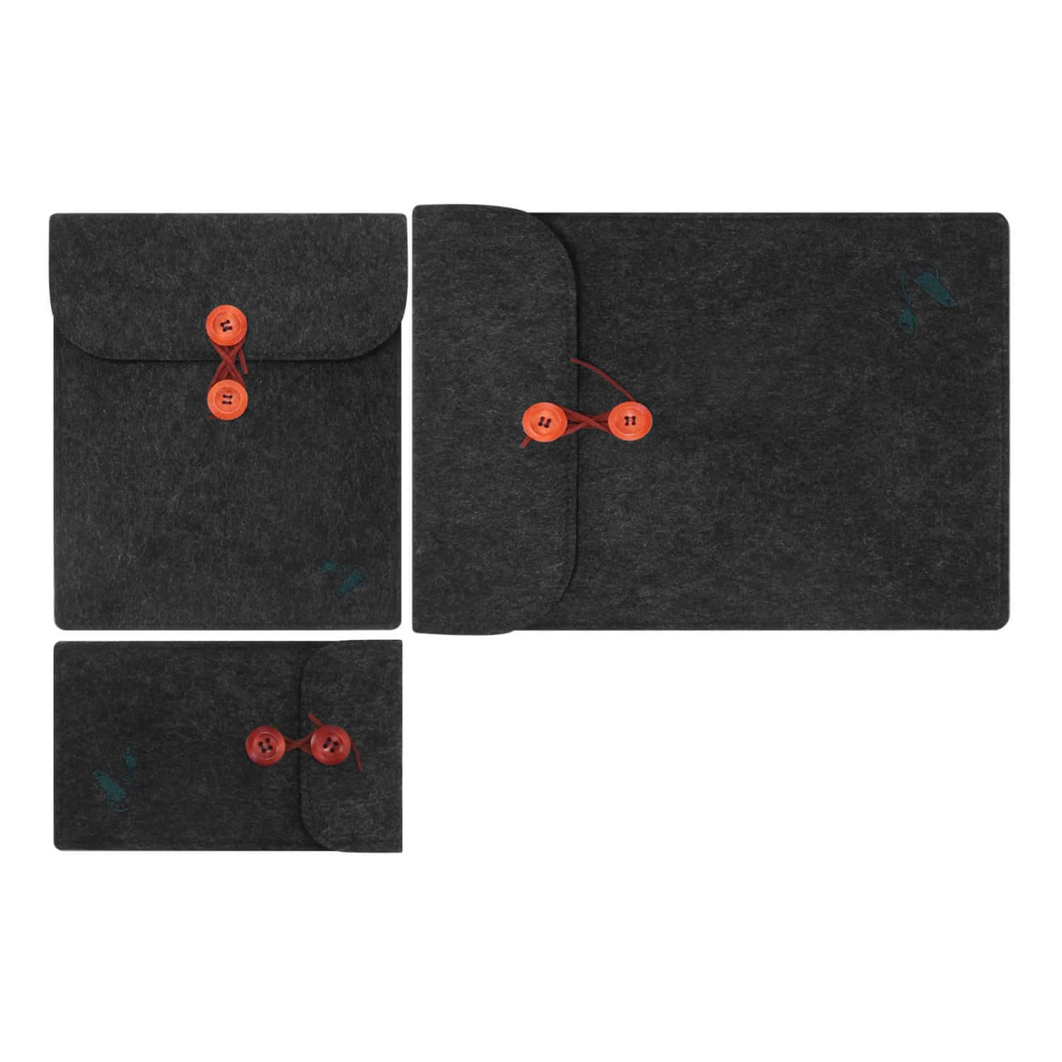 Set de protección para viajes - Gris oscuro