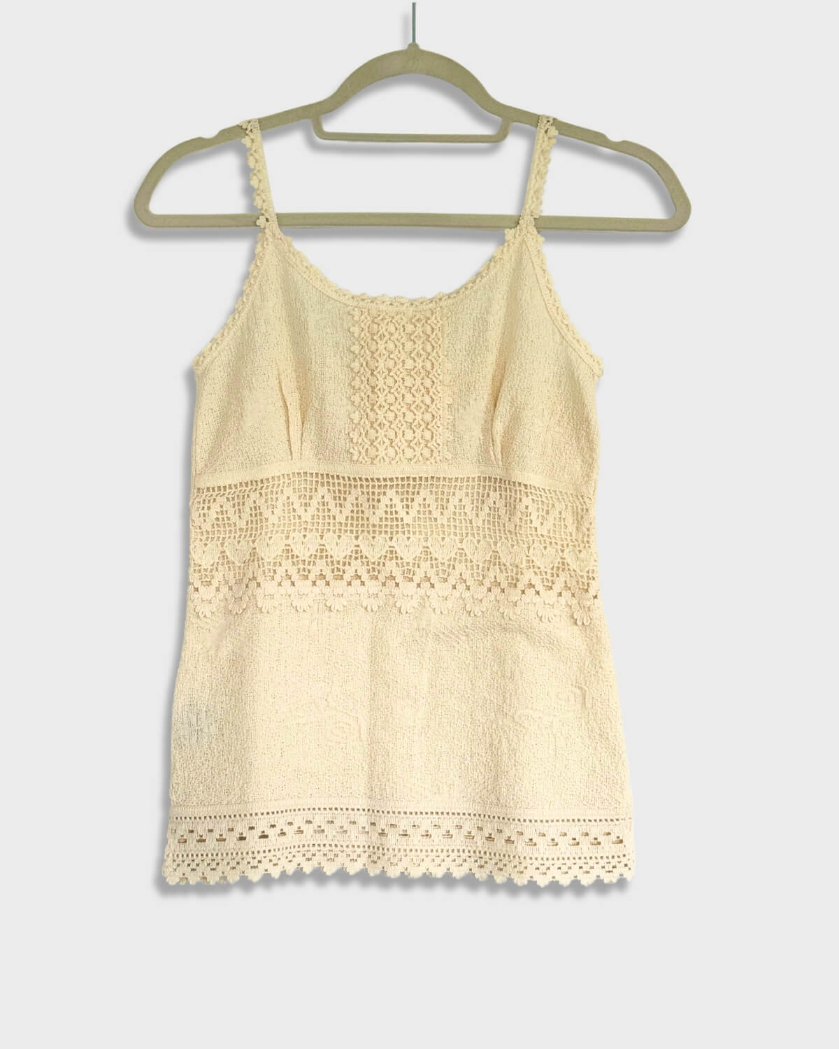 Top de espagueti sin teñir - Maravilla - Beige