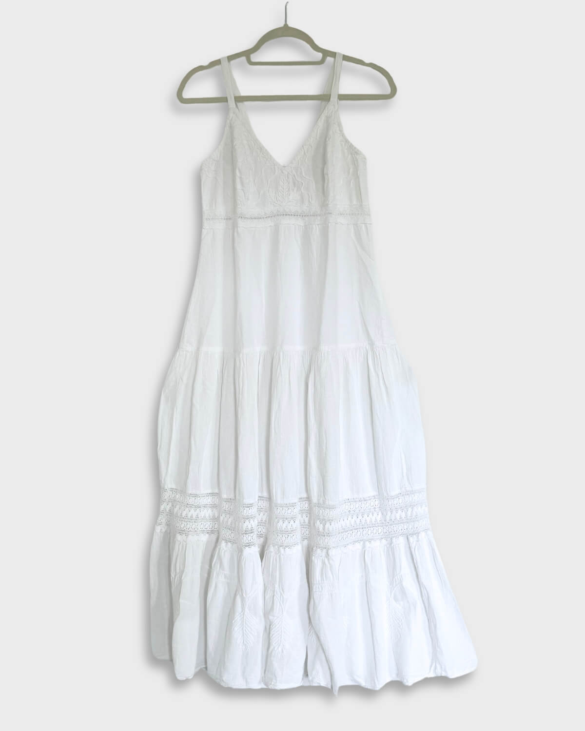 Airy maxi dress - Tevetia - White