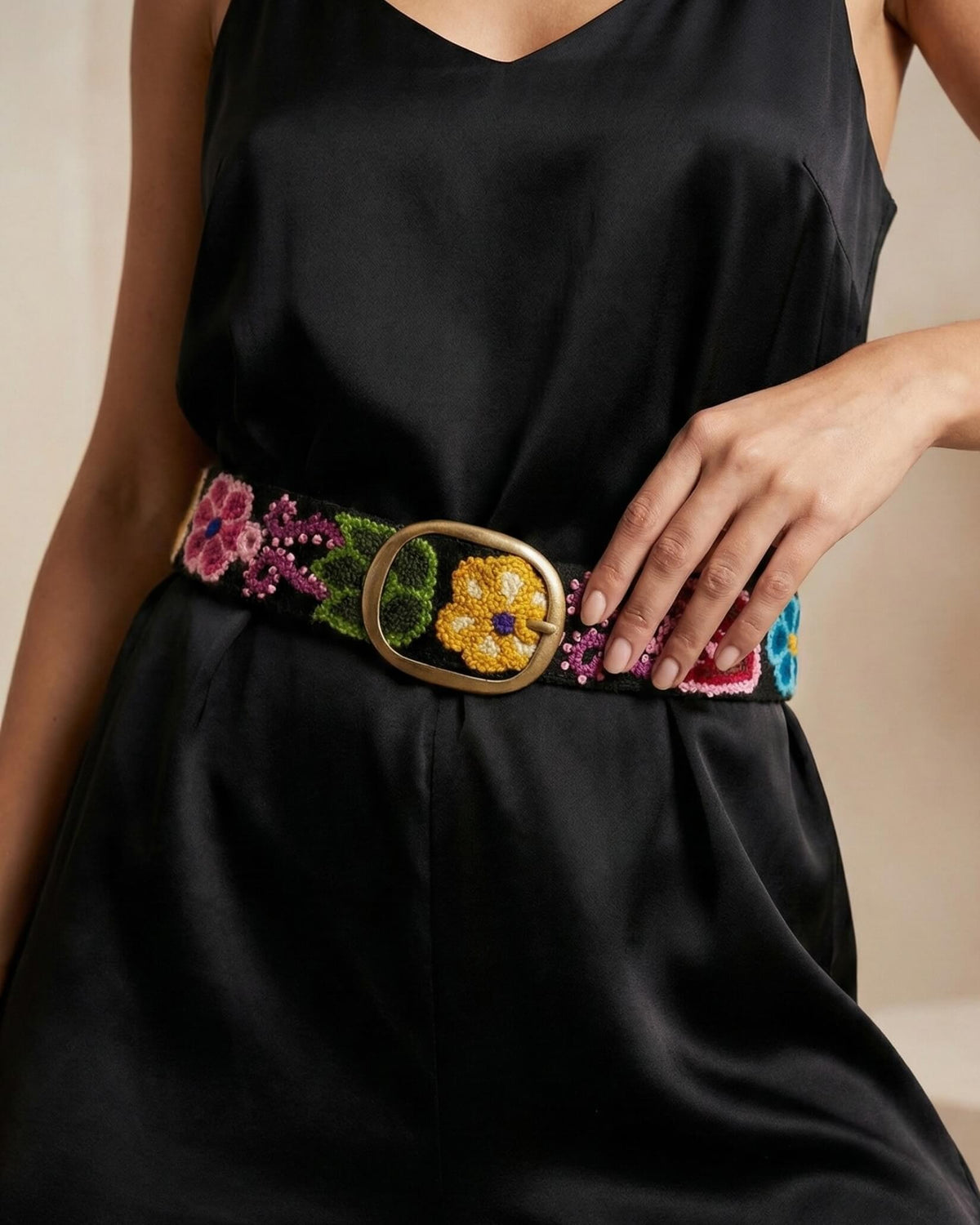 Bestickter Gürtel - Aralia