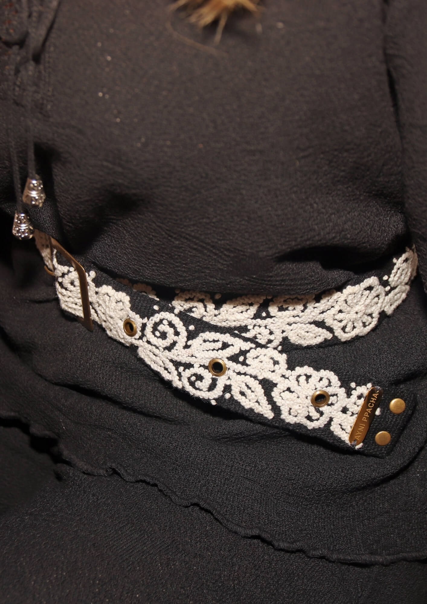 Bestickter Gürtel - Aura