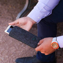 Filzhülle für Smartphones Business - Dunkelgrau