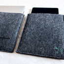 Filzhülle für Tablets Business - Dunkelgrau