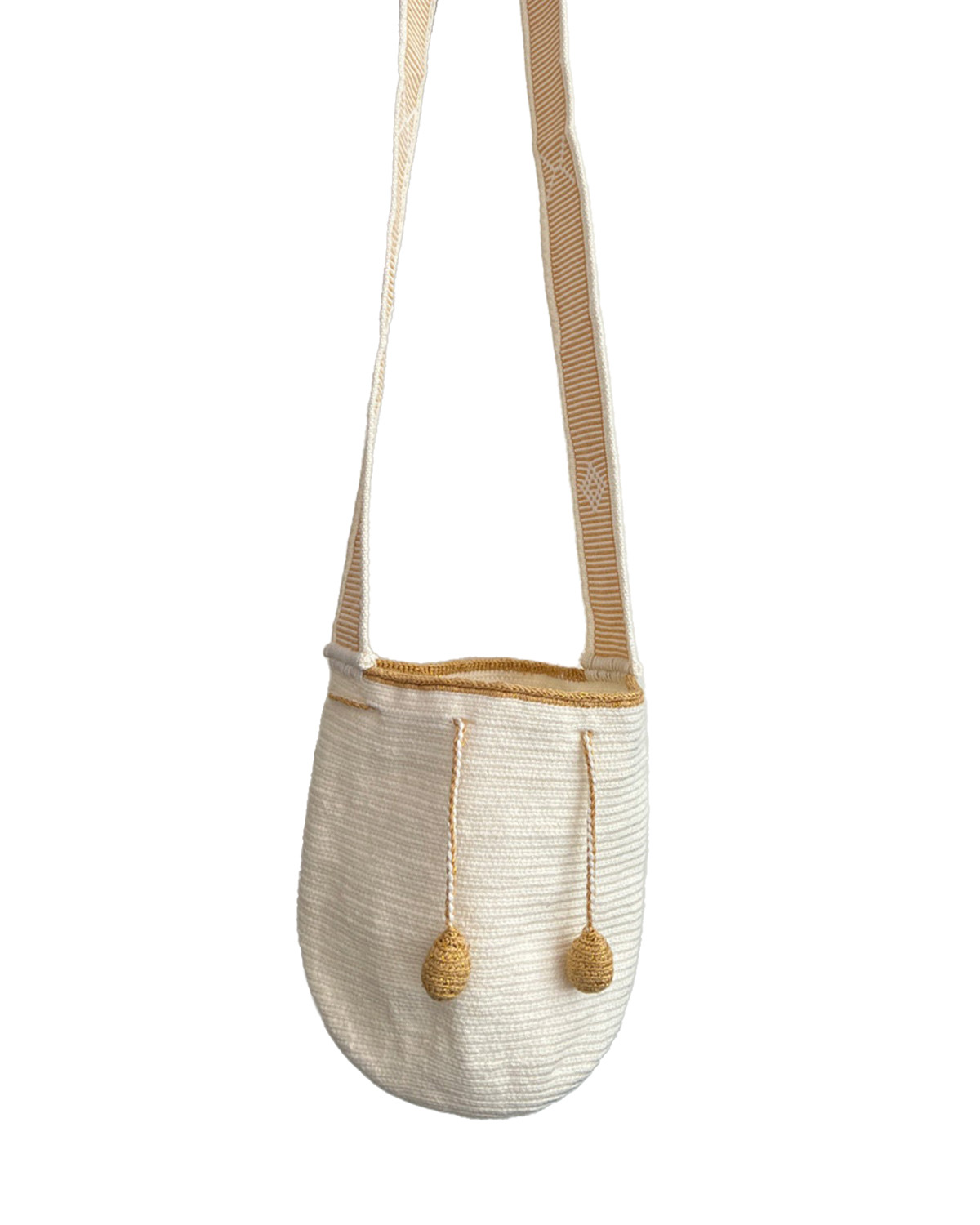 White & Gold - Medium - Essentials Bag 1